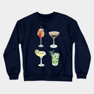 Summer drink list Cocktails Crewneck Sweatshirt